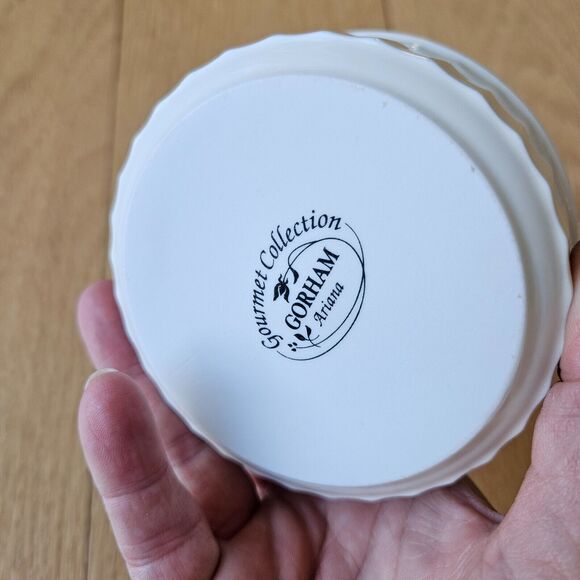Gorham Gourmet Collection-  Ariana Oven to‎ Table Ramekin x2 171381 cottagecore - Picture 4 of 8